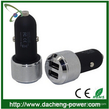 5V 3.1A car battery usb charger for Iphone/Ipad/Samsung with 2USB Output Ports